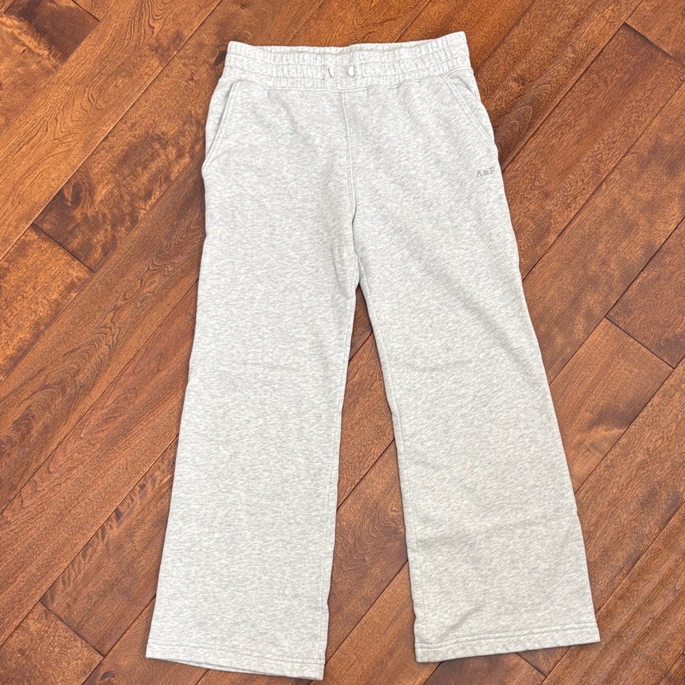 Abercrombie Kids Heather Gray Joggers